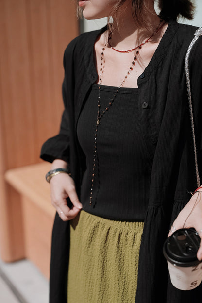 CB134 DOBBY STRIPE SHIRT BLOUSE
