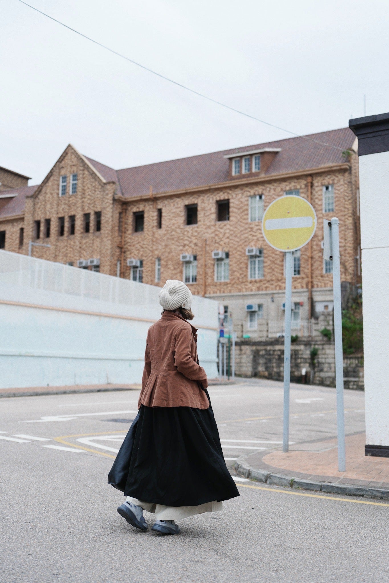 MZ892 STAND COLLAR CORDUROY JACKET