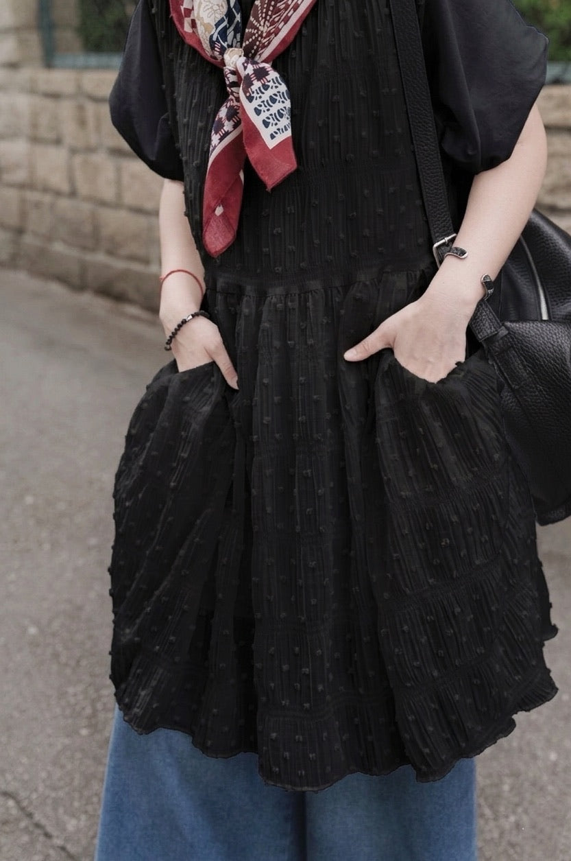MZ985 TUCK SLEEVE T-SHIRT【2pcs -$20, 4pcs -$50】