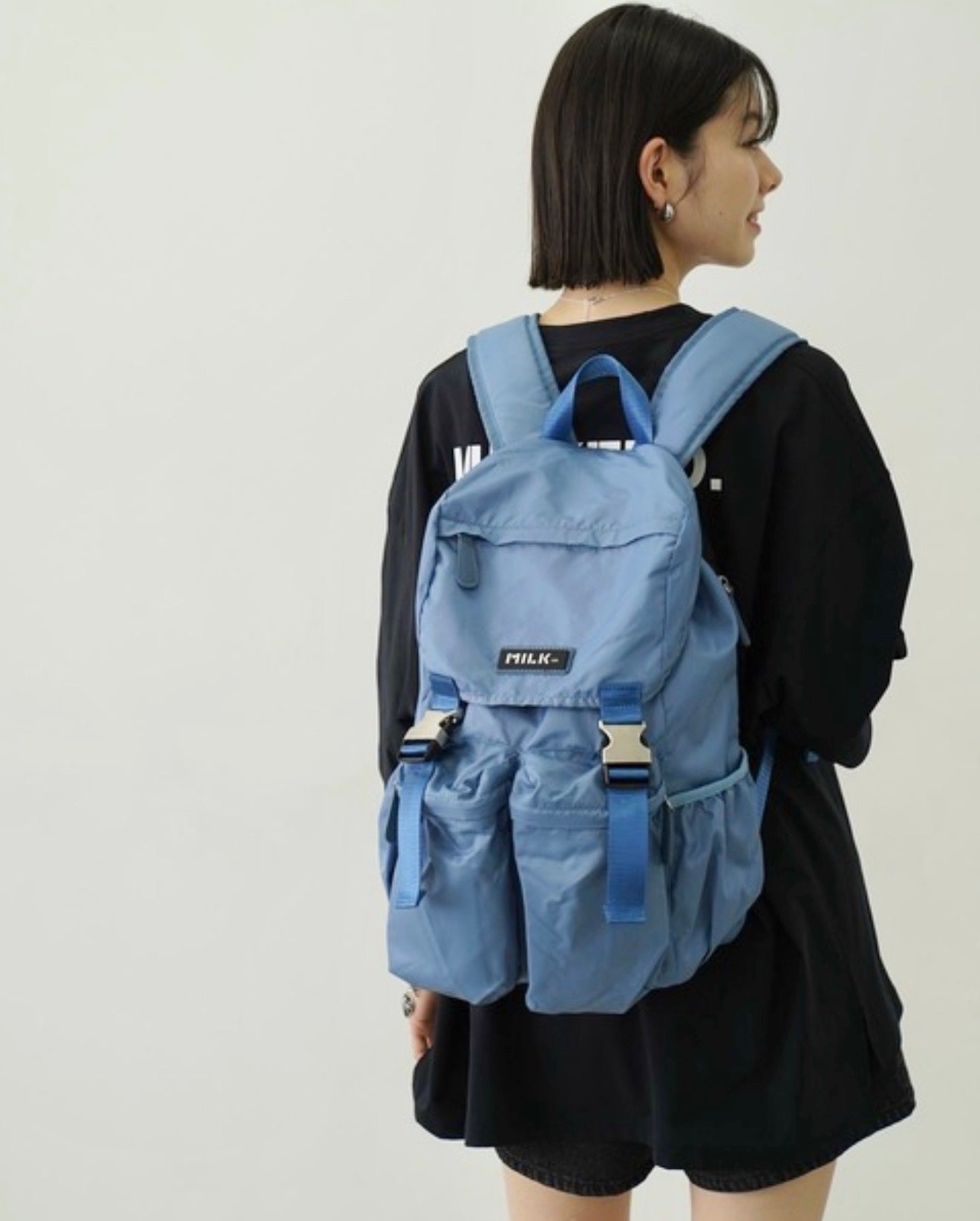 CA597 MILKFED. LOGO PLATE BACKPACK