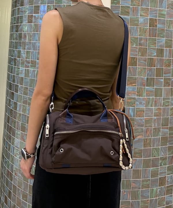 BEAMS x CTRL FREAK - MILITARY CHARM BOSTON BAG