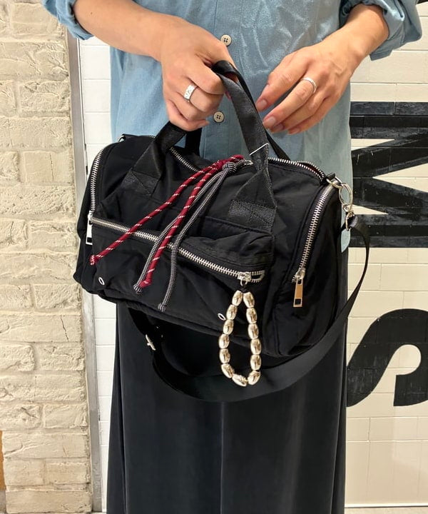 BEAMS x CTRL FREAK - MILITARY CHARM BOSTON BAG