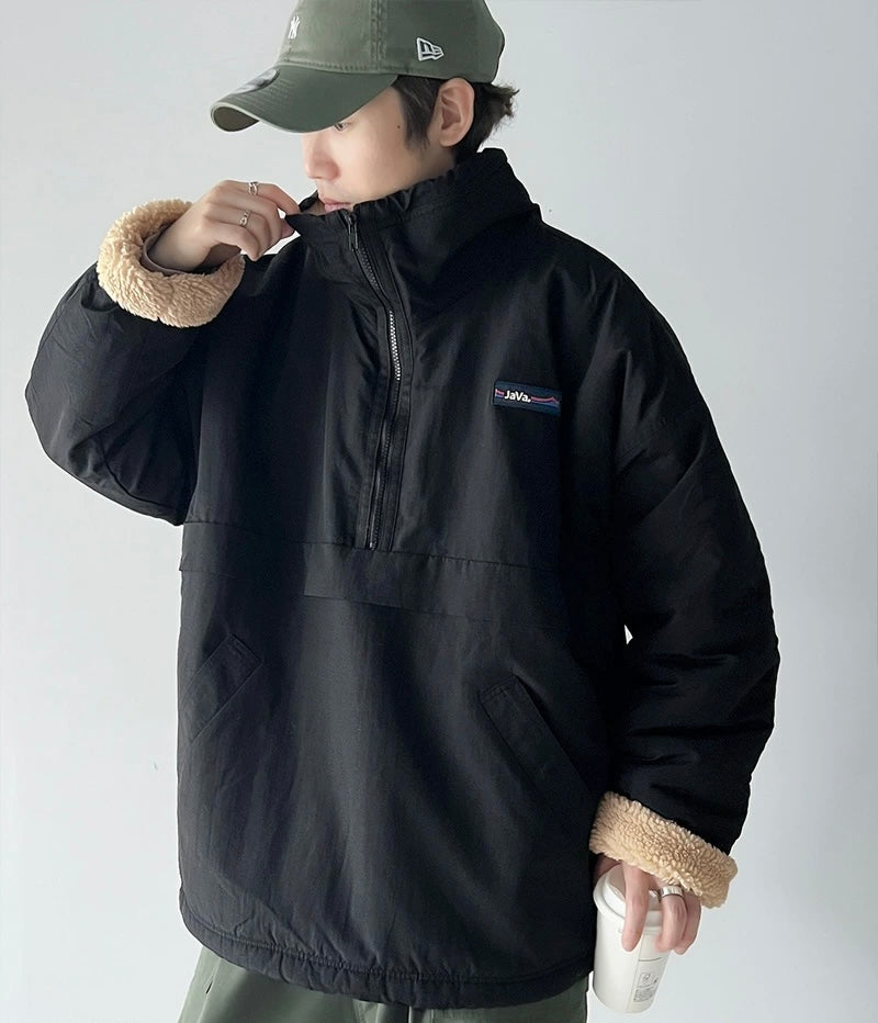 NA460 REVERSIBLE HALF ZIP BOA BLOUSON