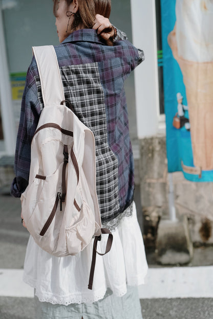 COCA POCKETABLE VERTICAL ZIPPER BACKPACK