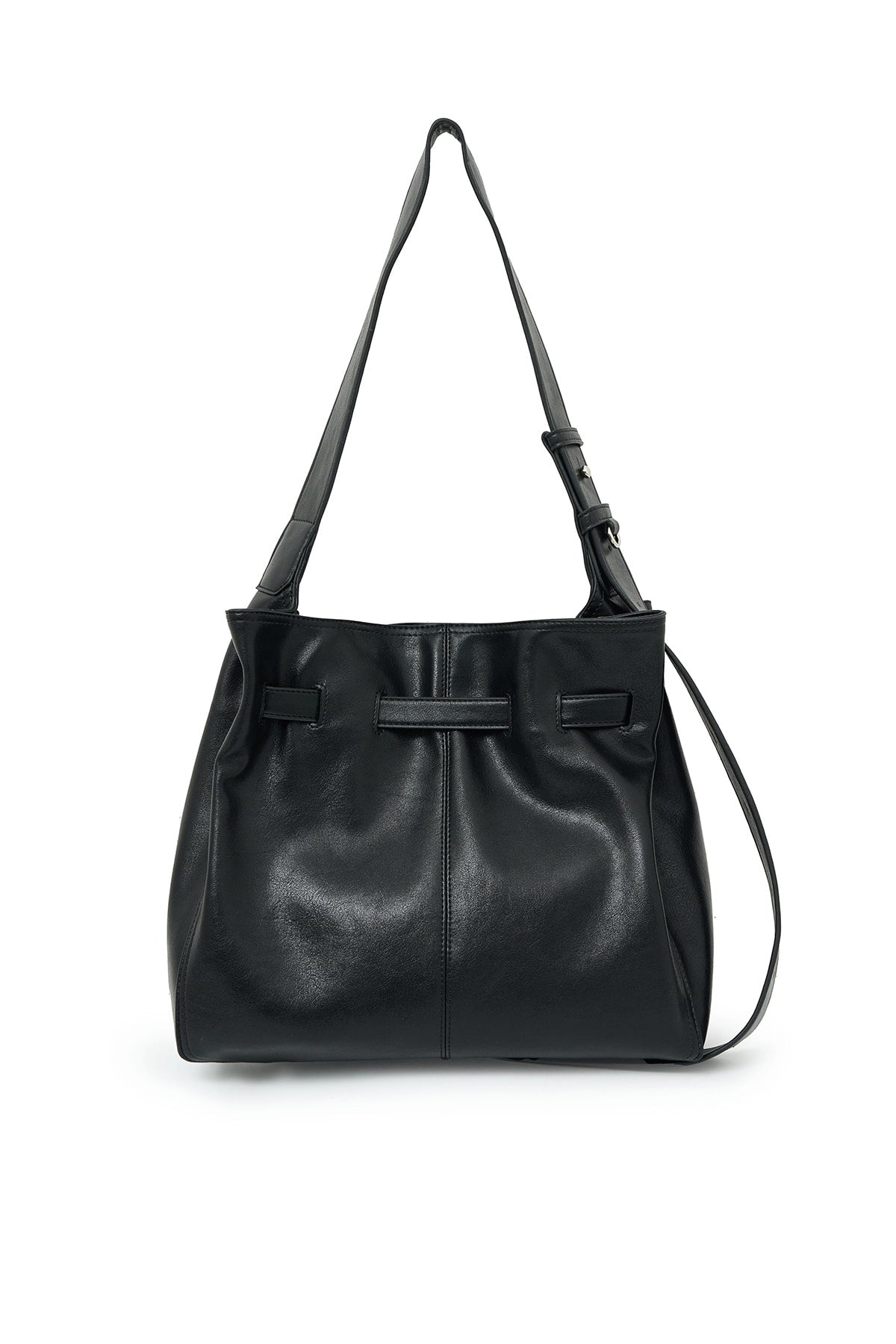 MATIN KIM BELTED VOLUNN BUCKET BAG