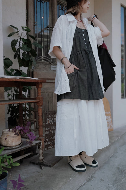 MB032 NYLON POCKET SKIRT