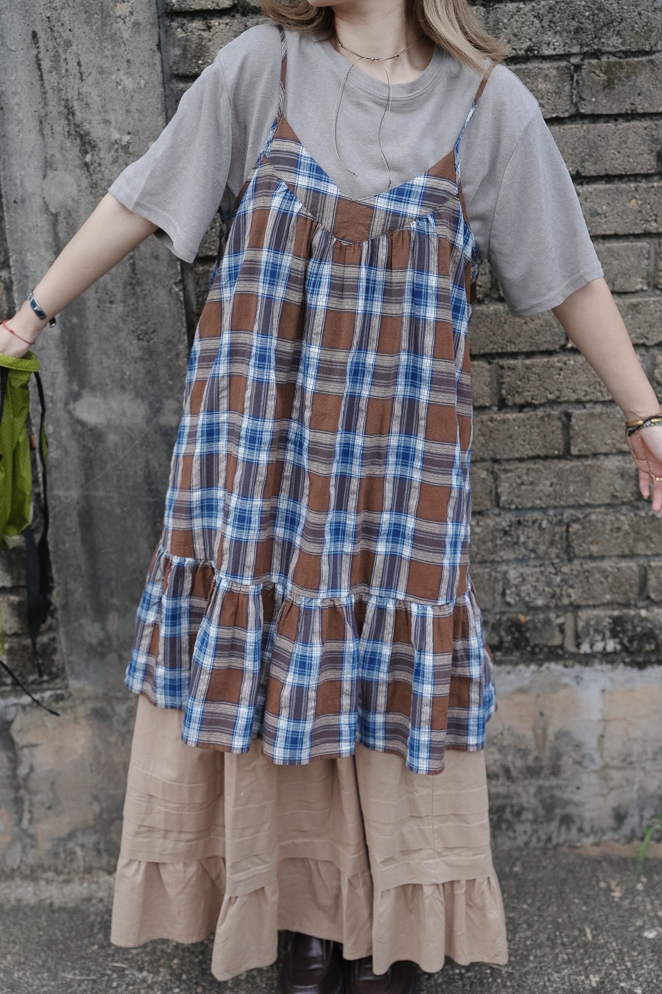 CB106 PLEATED FLARE SKIRT