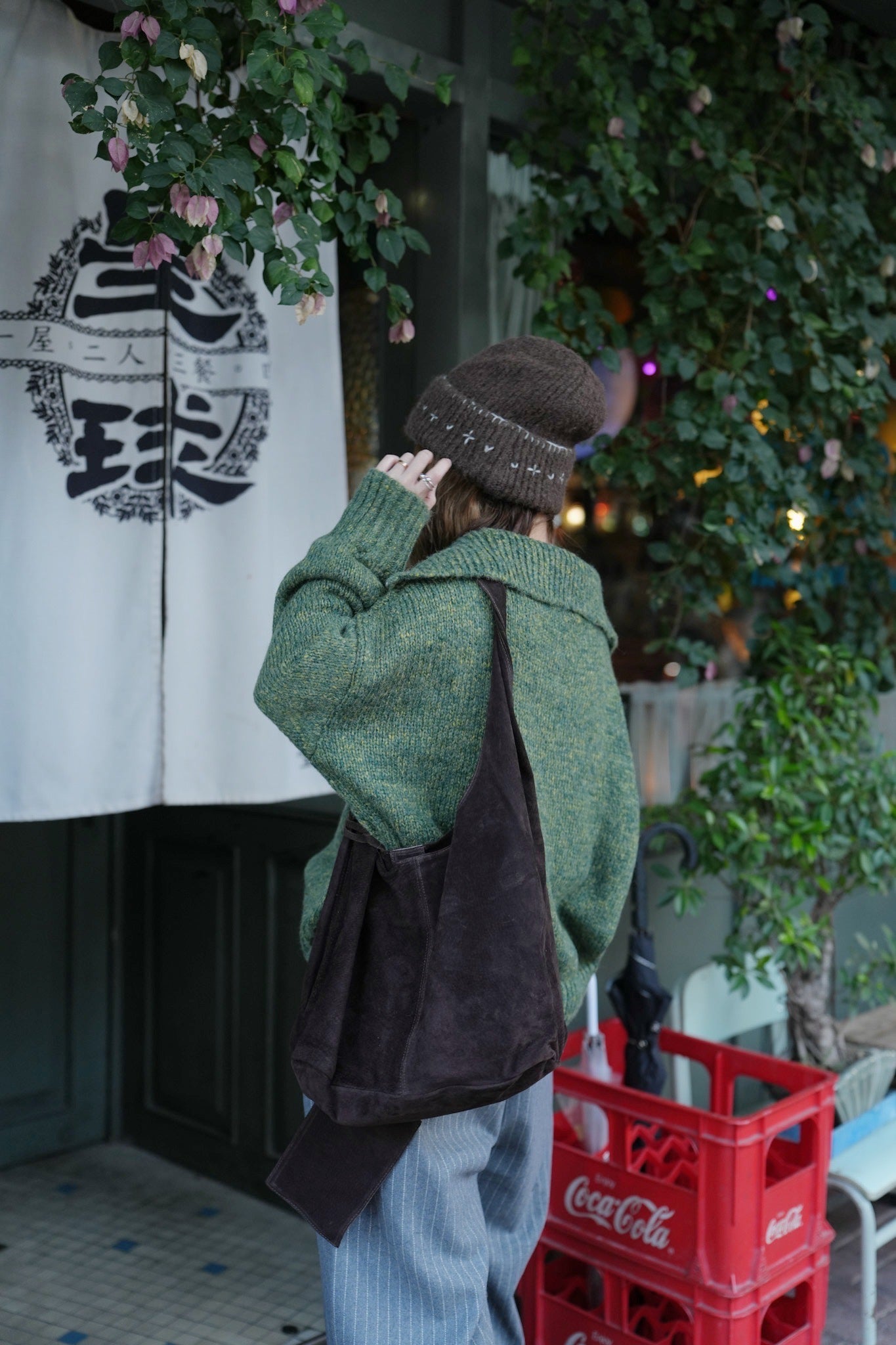 NA464 HALF ZIP KNIT SWEATER