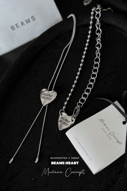 BEAMS HEART - HEART LOGO LARIETTE NECKLACE
