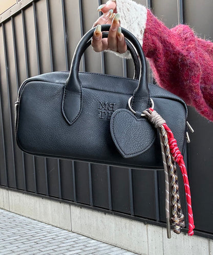 BEAMS HEART BOSTON BAG WITH CHARM