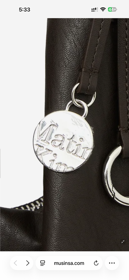 MATIN KIM TWIST HANDLE HOBO BAG