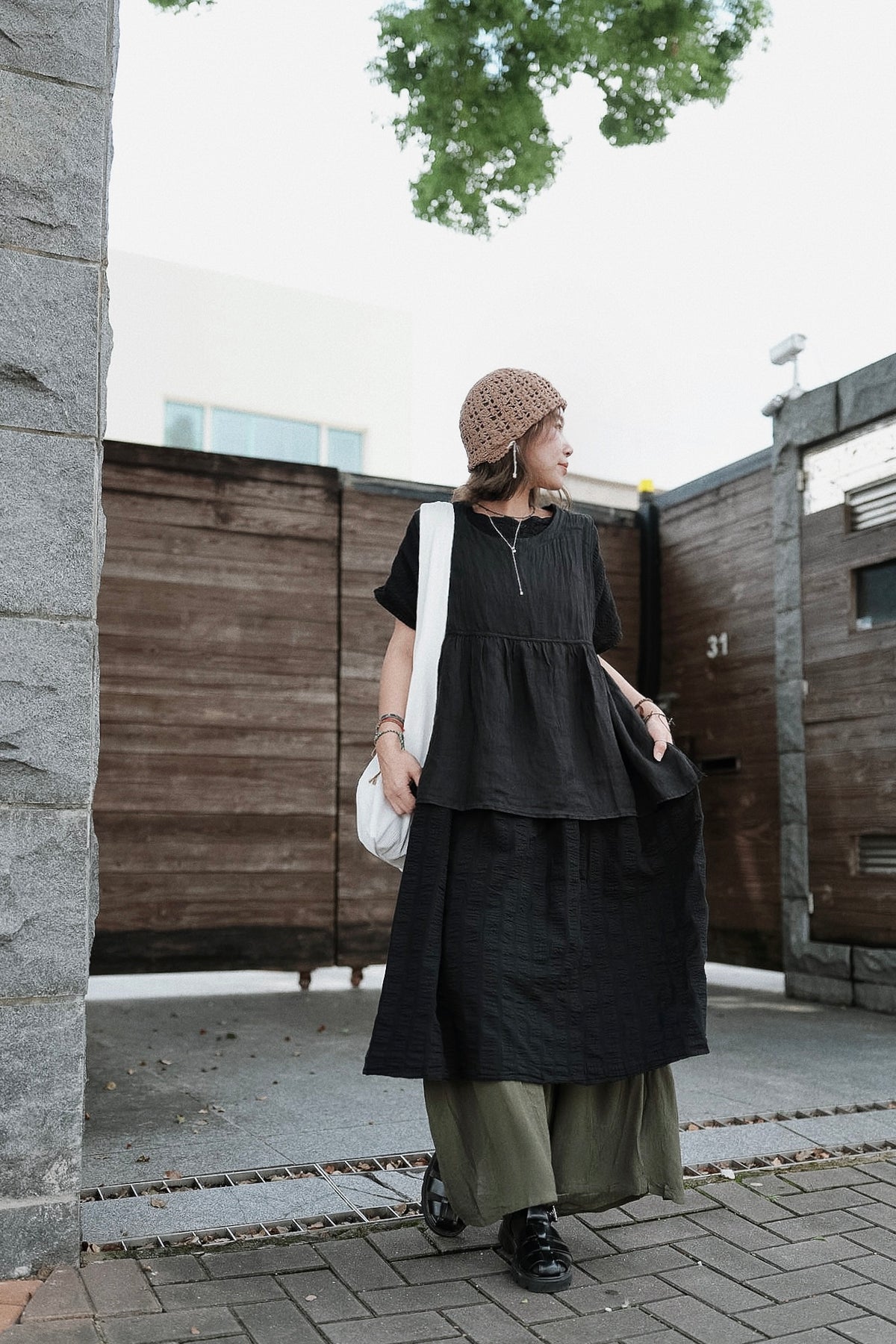 CB145 ROUND NECK SHEER TOP