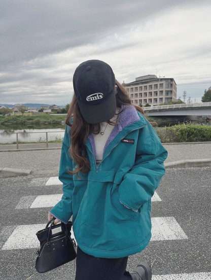 NA460 REVERSIBLE HALF ZIP BOA BLOUSON