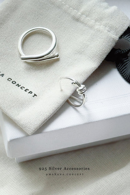 MZ831 SILVER 925 LAP RING