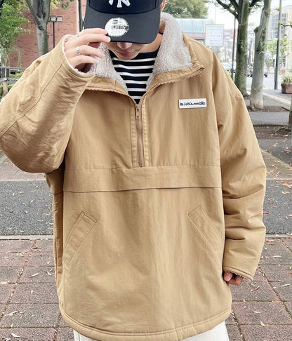 NA460 REVERSIBLE HALF ZIP BOA BLOUSON