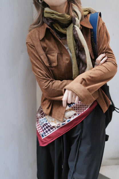 MZ958 HANDMADE PATCHWORK SCARF