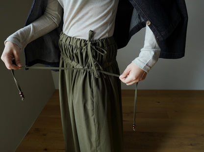 MZ947 DOUBLE GATHERED SKIRT