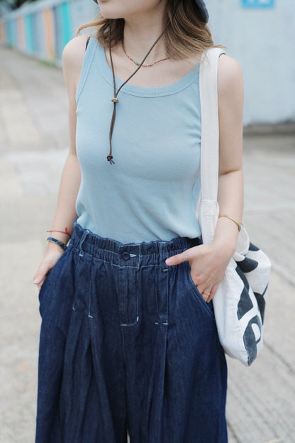 MZ792 SILKY TOUCH RIBBED TANK TOP