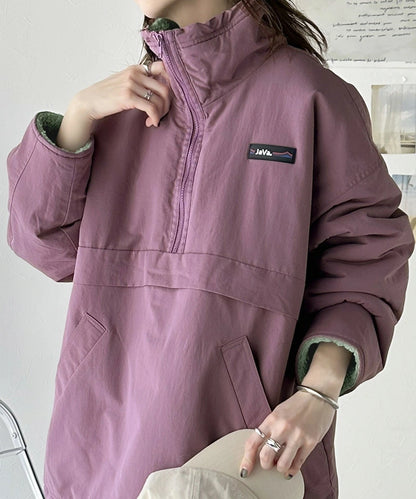 NA460 REVERSIBLE HALF ZIP BOA BLOUSON