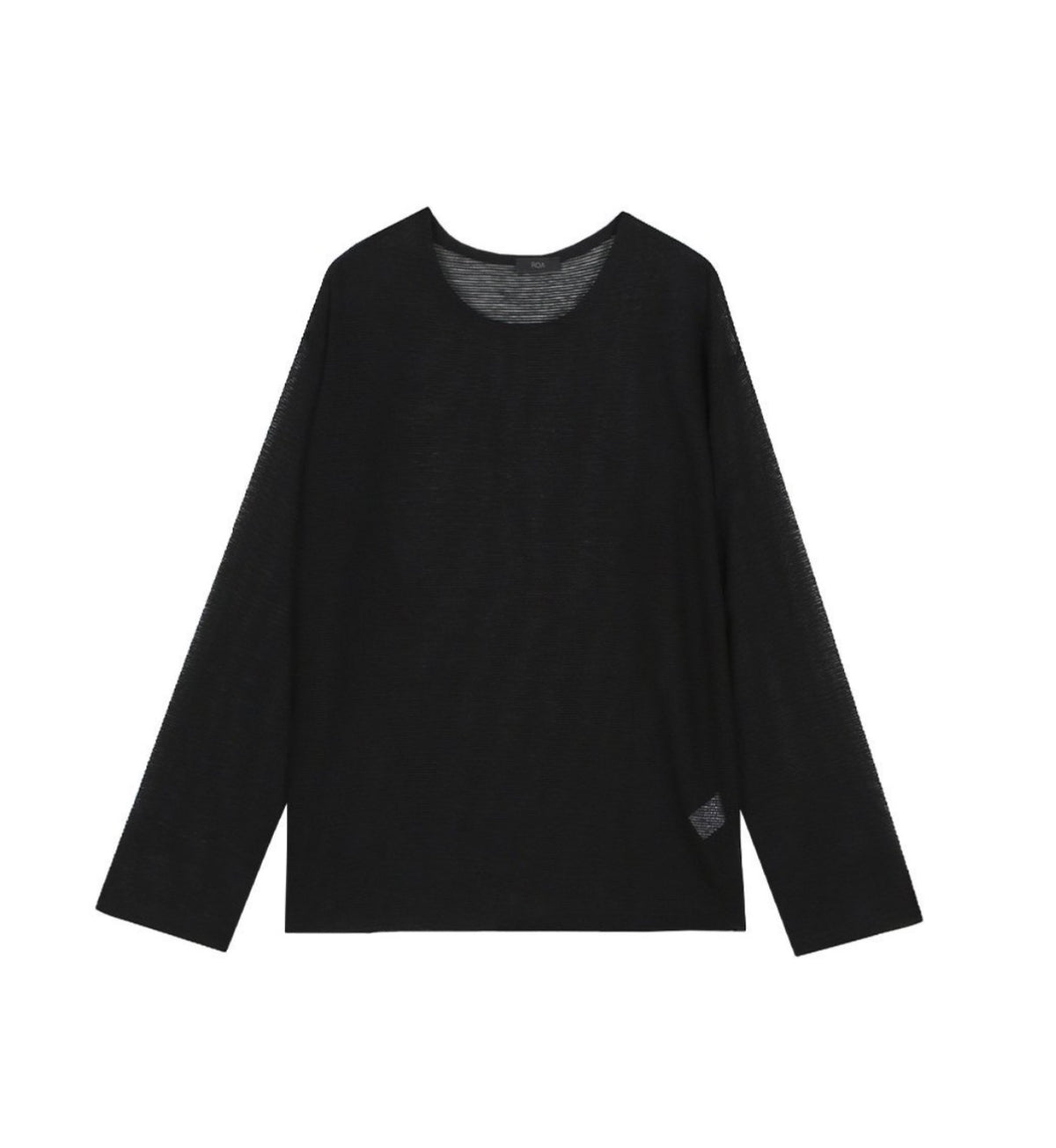 MB047 STRIPED SHEER LONG TEE