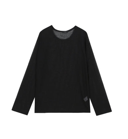 MB047 STRIPED SHEER LONG TEE