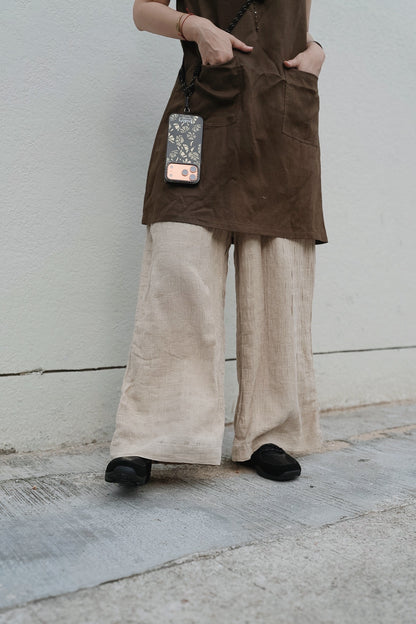 CA910 LT-WEIGHT CHECKED CAUSAL PANTS