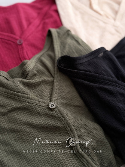 MB039 COMFY TENCEL CARDIGAN