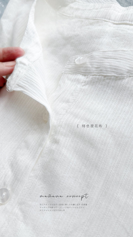CB134 DOBBY STRIPE SHIRT BLOUSE