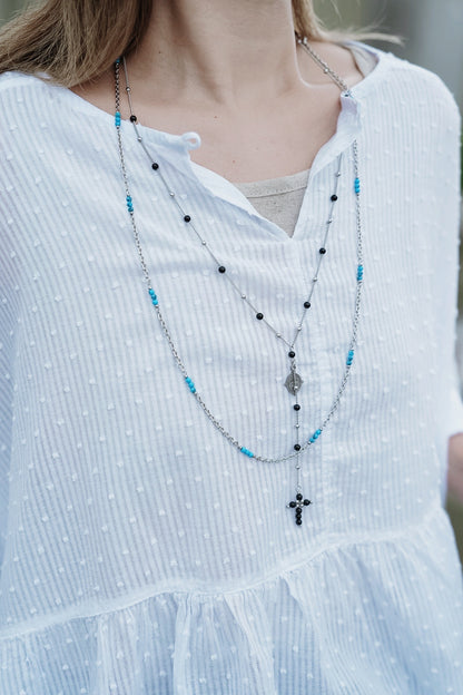 MB009 HIGH NECK LINEN TANK TOP 【 2件減-$20 】