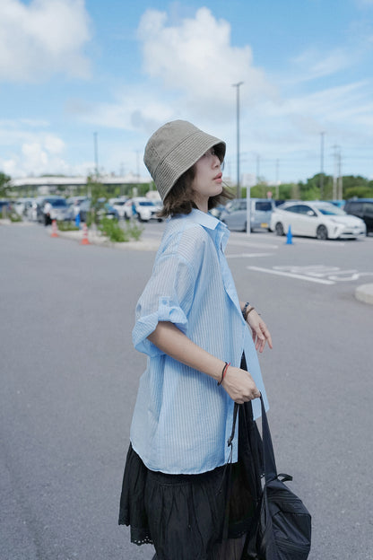 MB046 WASHED BUCKET HAT
