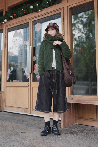 MZ905 1+1 WOOL CARDIGAN SET