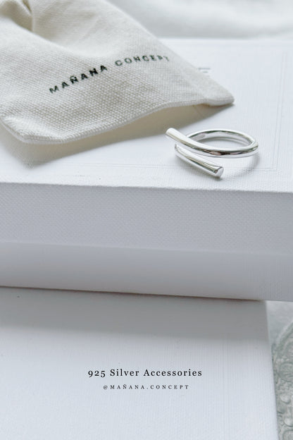 MZ831 SILVER 925 LAP RING