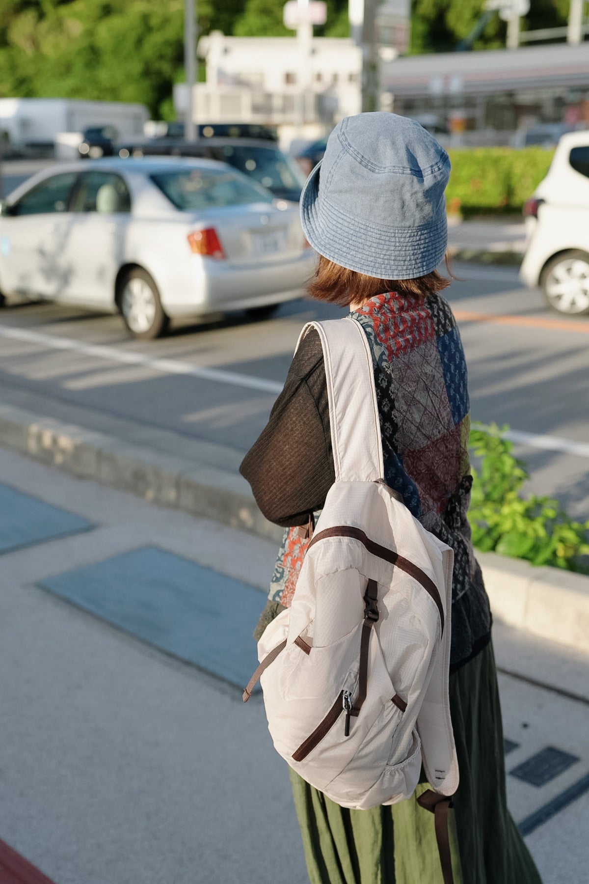COCA POCKETABLE VERTICAL ZIPPER BACKPACK