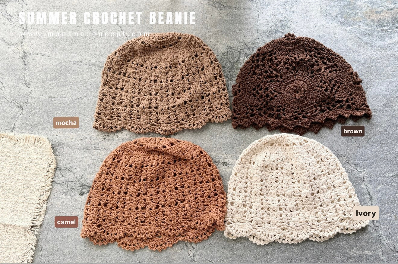MB025 SUMMER CROCHET BEANIE