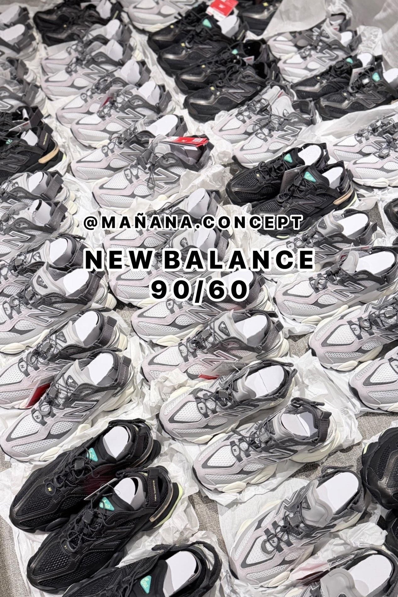 NEW BALANCE U9060 (限定款) - 灰白/銀黑