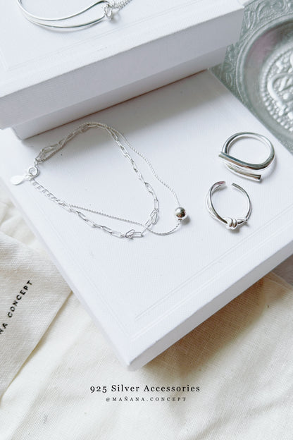 MZ831 SILVER 925 LAP RING