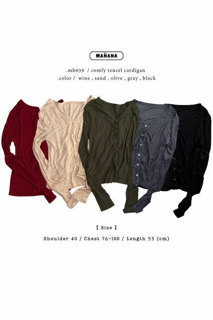 MB039 COMFY TENCEL CARDIGAN