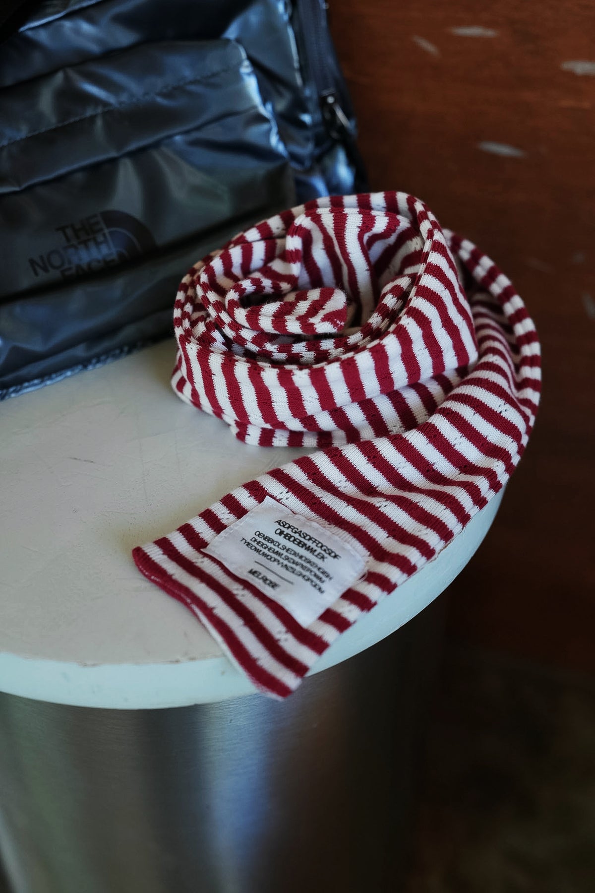 MZ888 STRIPED KNIT SCARF / 4 COL