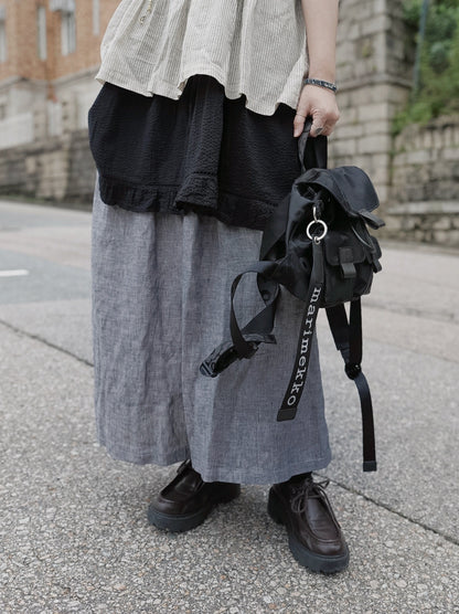 MZ997 LIGHT-WEIGHT LINEN CULOTTES
