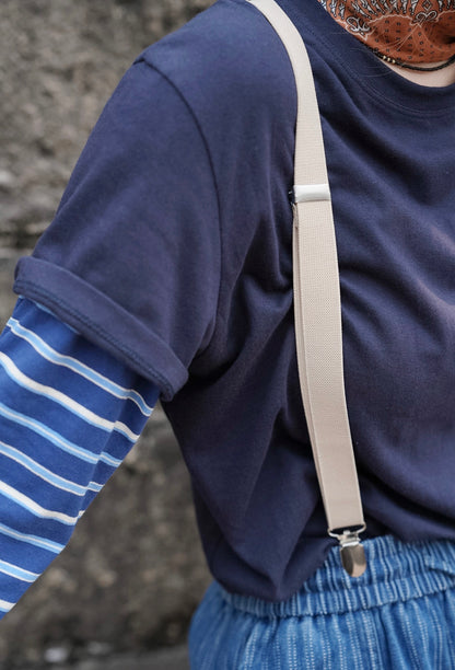 MZ979 LAYERED SLEEVE TEE