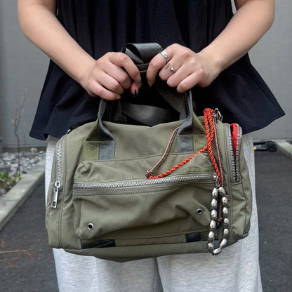 BEAMS x CTRL FREAK - MILITARY CHARM BOSTON BAG