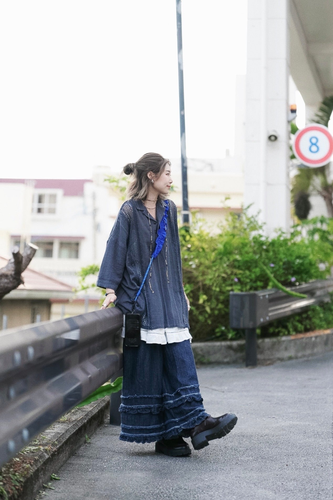 NA471 INDIAN WOVEN LACE PULLOVER