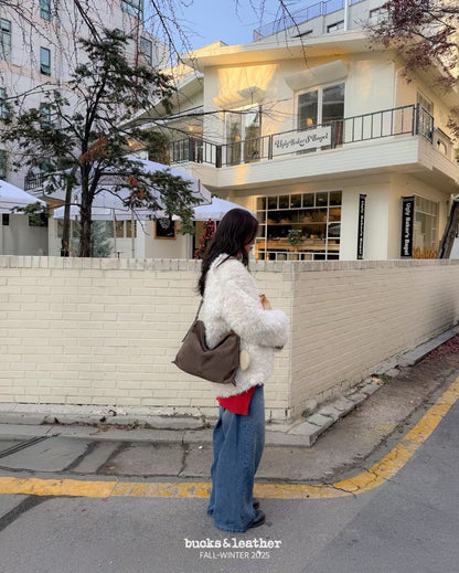 MZ764 ITALIAN LEATHER HANDMADE SHOULDER BAG