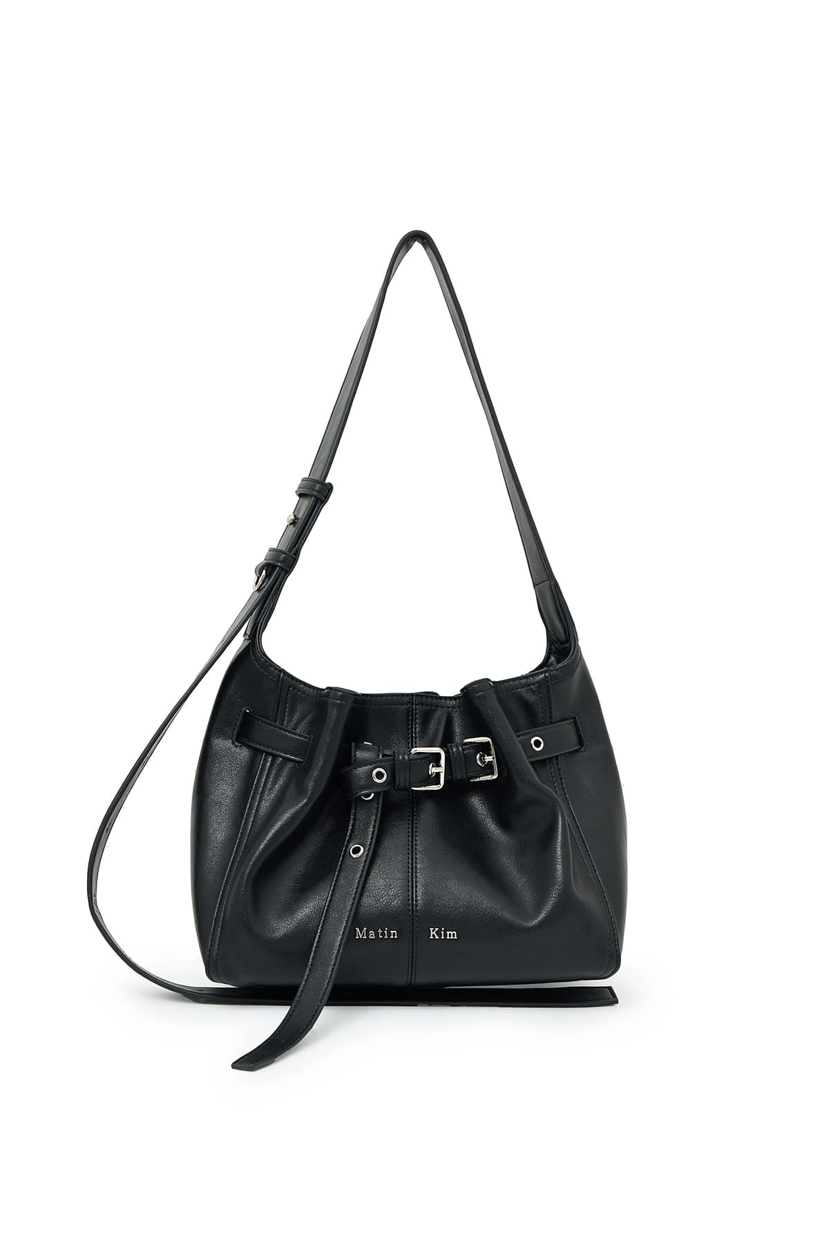 MATIN KIM BELTED VOLUNN BUCKET BAG