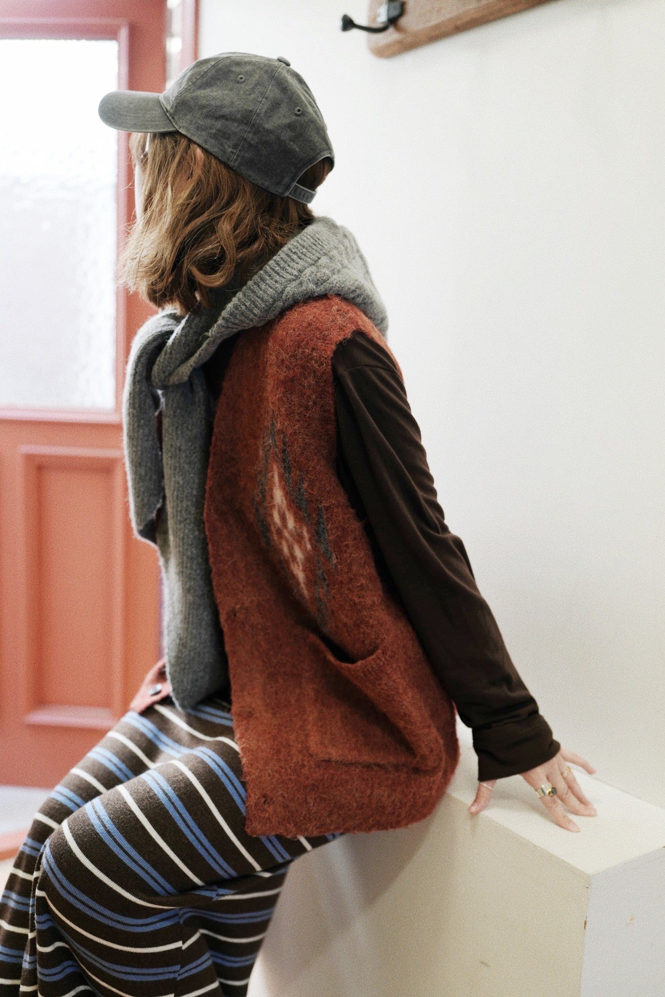 MZ914 KND CHIMAYO BRUSHED KNIT VEST