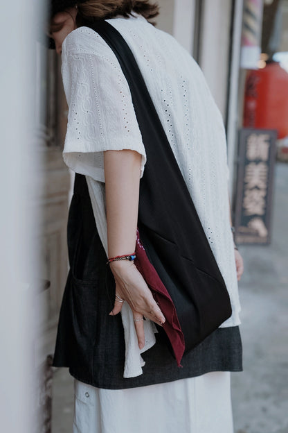 MB038 PLEATED SCARF TOTE BAG