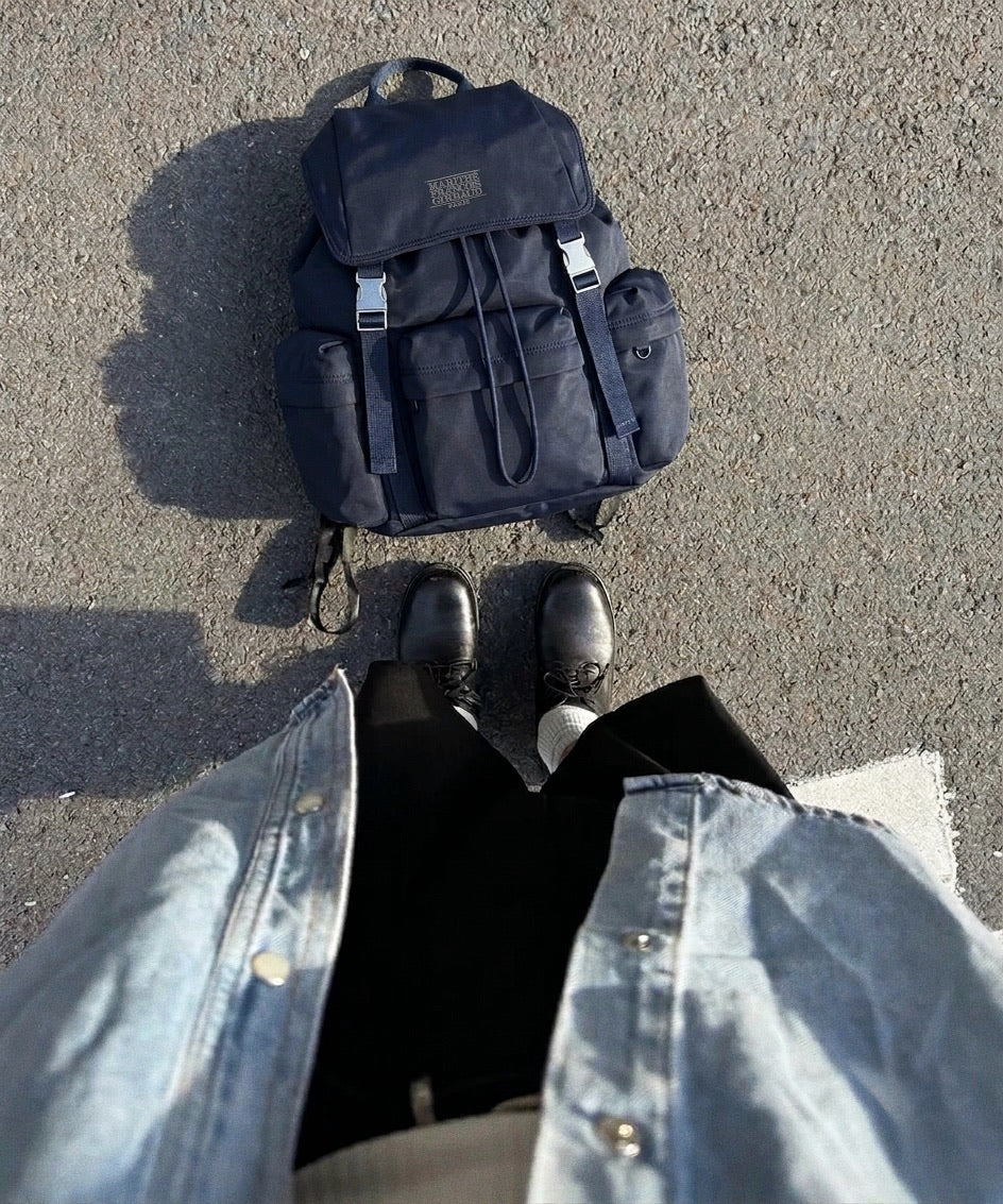 MARITHÉ FRANҪOIS GIRBAUD - CLASSIC LOGO METAL BUCKLE BACKPACK 【🈹❗️】