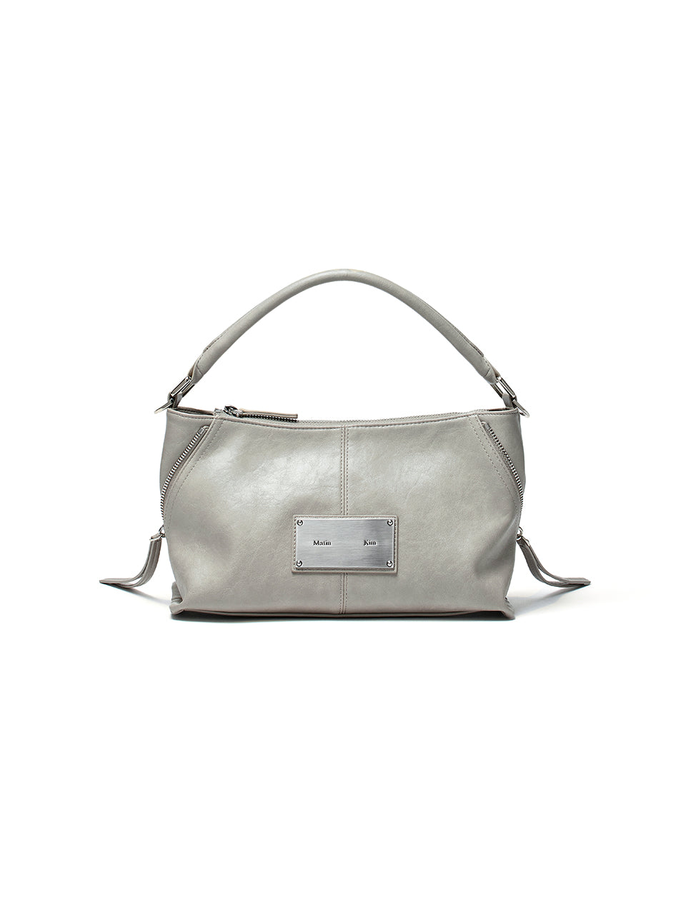 ❗️斷貨王❗️MATIN KIM SIDE ZIPPER SHOULDER BAG - BLACK/GREY/DK BROWN