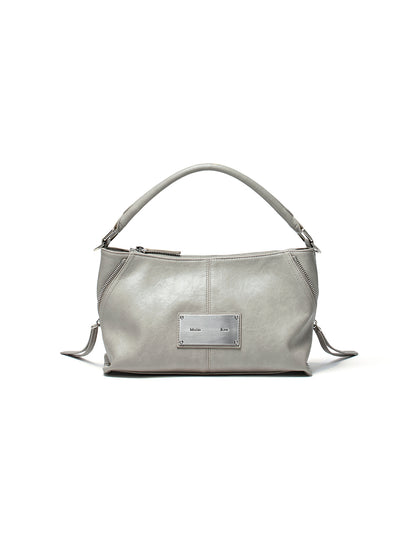 ❗️斷貨王❗️MATIN KIM SIDE ZIPPER SHOULDER BAG - BLACK/GREY/DK BROWN