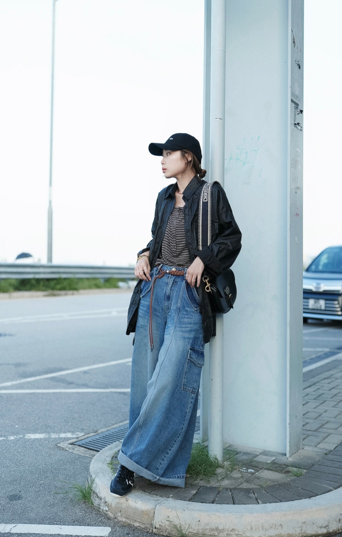 MB062 FAUX LEATHER SHIRT